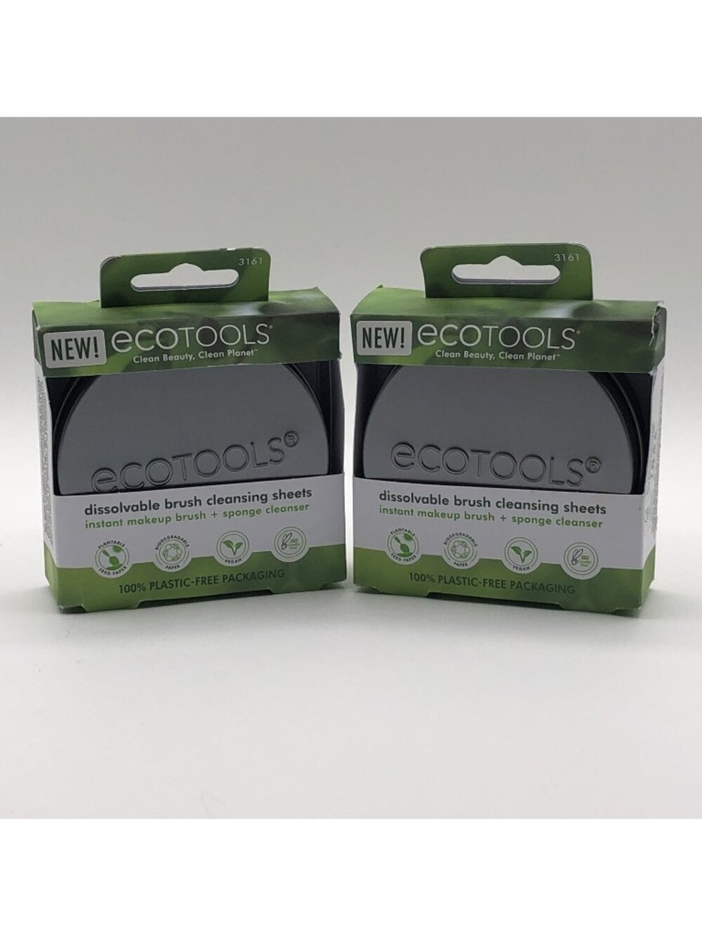 2-EcoTools Pro Makeup Brush Cleaner & Beauty Blender Dissolver - Easy Clean NEW